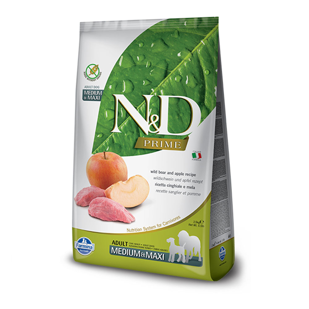 N&D Grain Free Boar And Apple Adult Medium and Maxi