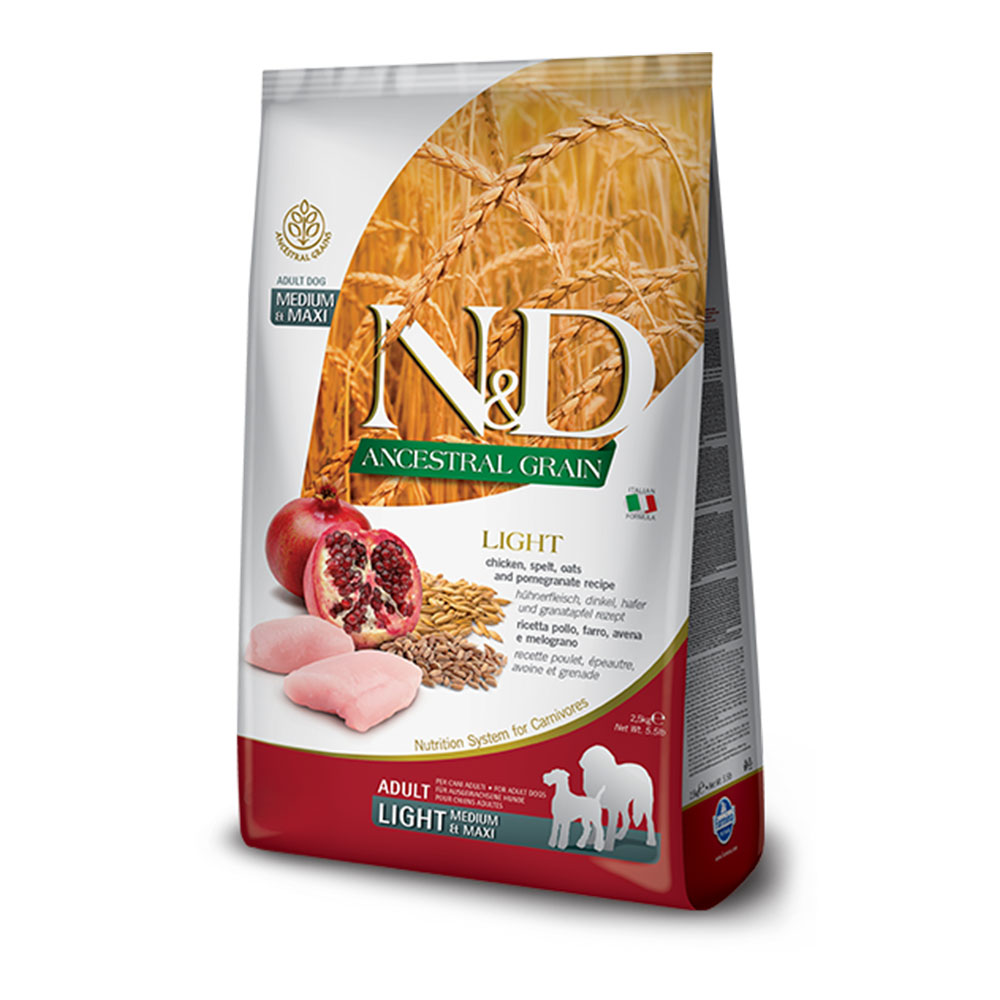N&D Low Grain Dog Chicken & Pomegranate Light Medium & Maxi