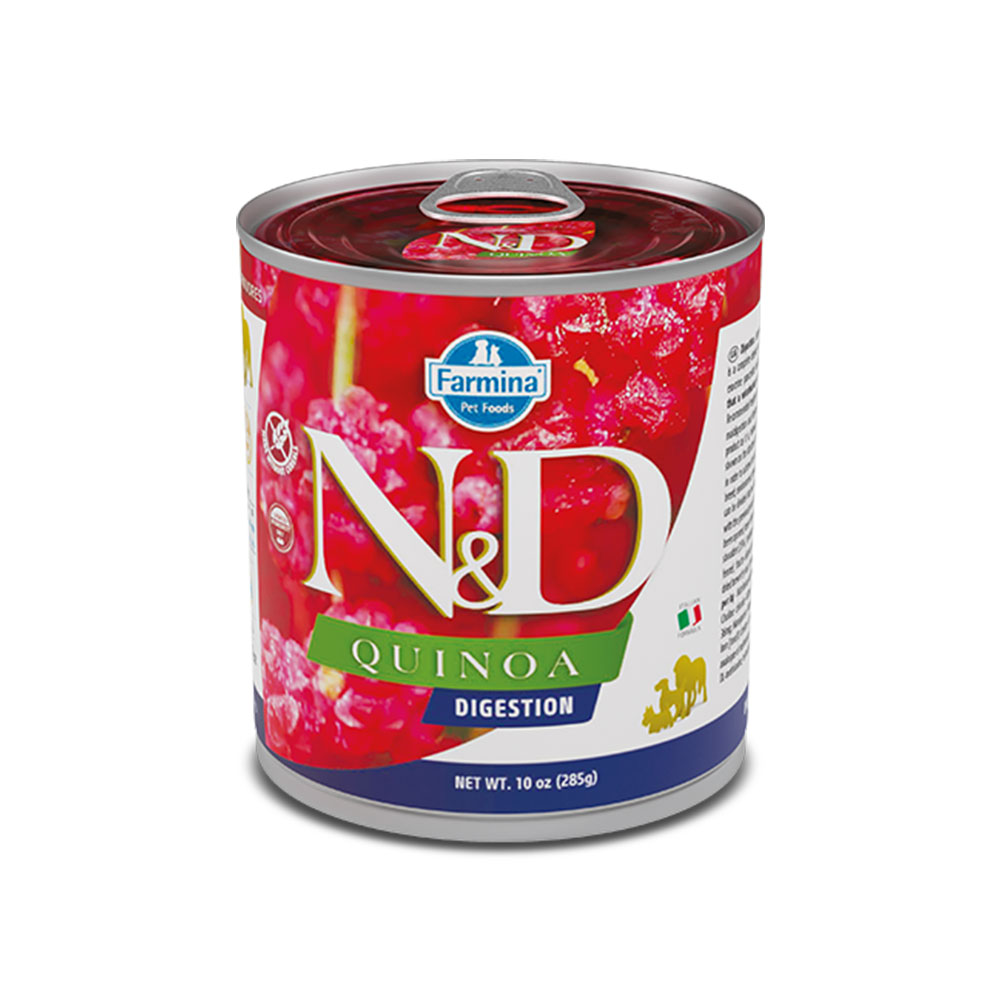 N&D Dog Quinoa Digestion Wet Food 285gr