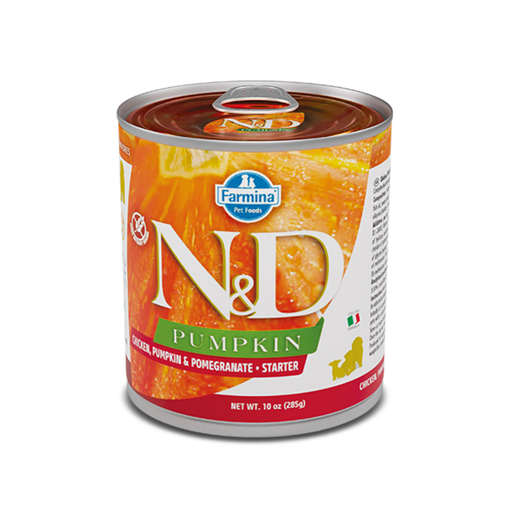 N&D Dog Pumpkin, Chicken & Pomegranate Starter Wet Food 285gr