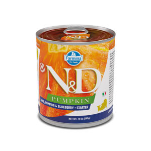 N&D Dog Pumpkin, Lamb & Blueberry Starter Wet Food 285gr