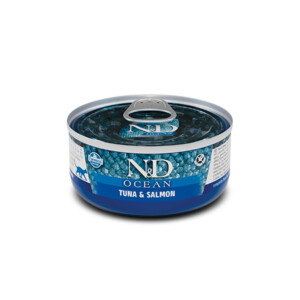 N&D Cat Ocean Tuna & Salmon Adult Wet Food 80gr